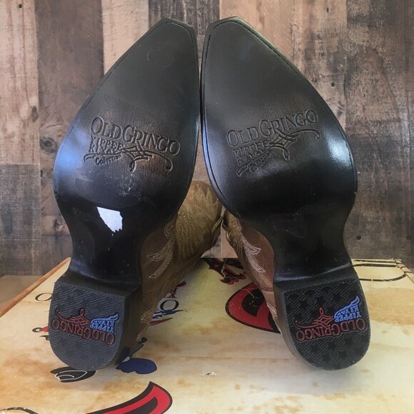 Old Gringo YL355-2 Troy 13” Cowboy Western Boots Womens 7.5 B - Picture 2 of 12